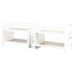 Maxtrix Full Low Quadruple Bunk Bed With Stairs -Kids Furniture MEGA WC 9fa4f9cf fab9 4352 8fbd b6168ace1e3d