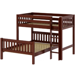 Maxtrix L-Shaped Twin Over Full Bunk Bed -Kids Furniture MIX CS