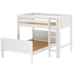 Maxtrix L-Shaped Twin Over Full Bunk Bed -Kids Furniture MIX WP