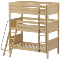 Maxtrix Twin Triple Bunk Bed With Ladder -Kids Furniture MOLY NP