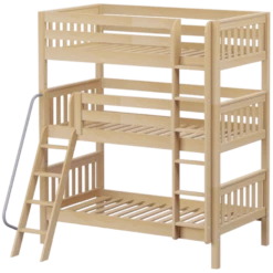 Maxtrix Twin Triple Bunk Bed With Ladder -Kids Furniture MOLY NS