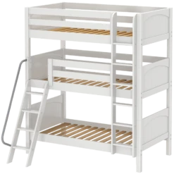 Maxtrix Twin Triple Bunk Bed With Ladder -Kids Furniture MOLY WP