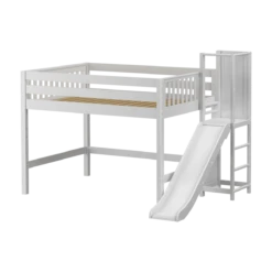 Maxtrix Full Mid Loft Bed With Slide Platform 37 Maxtrix Full Mid Loft Bed With Slide Platform -Kids Furniture NICHE WS 70ac4b29 d973 4a71 83ae 67819f443347