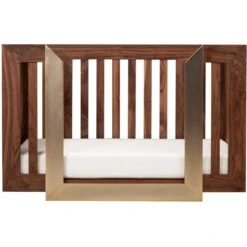 Nursery Works Lydian Crib 19 Nursery Works Lydian Crib -Kids Furniture NW12001WGD White Background 07