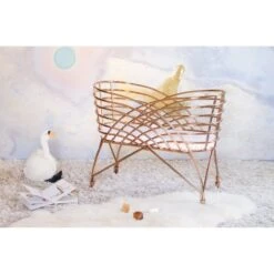 Nursery Works Aura Bassinet 19 Nursery Works Aura Bassinet -Kids Furniture NW16734RGLD Lifestyle Main 07