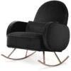 Nursery Works Compass Rocker 1 Nursery Works Compass Rocker -Kids Furniture NW17087BLKV White Background Main 00