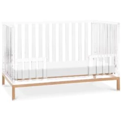 Nursery Works Luma Crib -Kids Furniture NW3801KGLD White Background 02