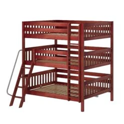 Maxtrix Queen Triple Bunk Bed -Kids Furniture OBELISK XL CS