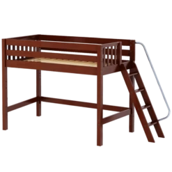Maxtrix Twin XL Mid Loft Bed -Kids Furniture PACK CS
