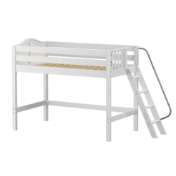 Maxtrix Twin Mid Loft Bed -Kids Furniture PACK WC 6bef1ef2 00f4 4a19 9f85 85b6abb8f182