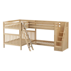Maxtrix Full High Corner Bunk Bed With Ladder + Stairs - R -Kids Furniture QUANTUM NS 9a3b74b9 9491 4fec ba62 fc4fa7b136b4