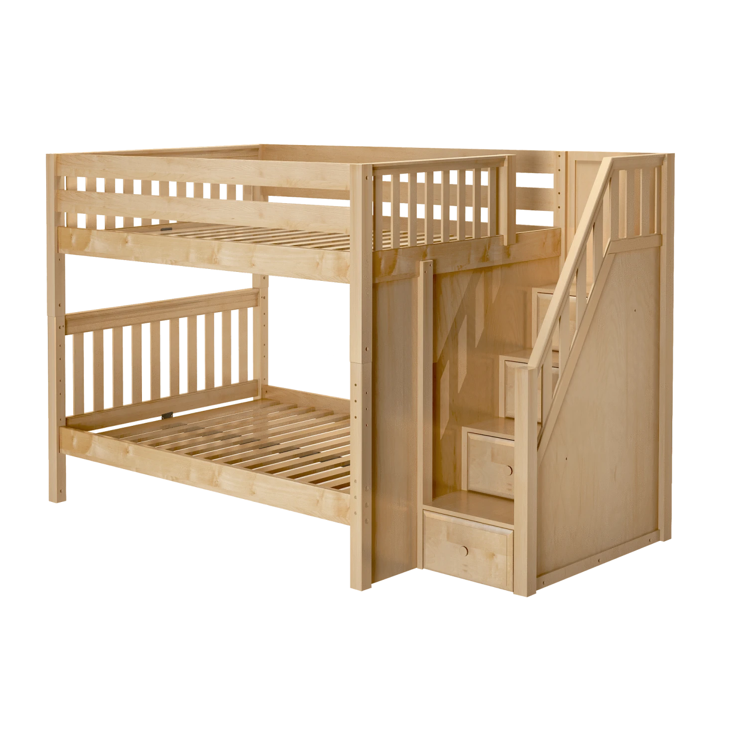 Maxtrix Full Medium Bunk Bed With Stairs 6 Maxtrix Full Medium Bunk Bed With Stairs - Image 4