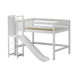 Maxtrix Full Mid Loft Bed With Slide Platform 34 Maxtrix Full Mid Loft Bed With Slide Platform -Kids Furniture RAVINE WS d99ed83c 5ec8 4a03 a9b1 4138f27e86c7