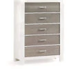 Natart Rustico Moderno 5-Drawer Dresser -Kids Furniture Rustico Moderno 5 Drawer Dresser