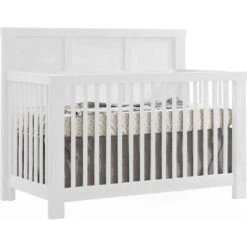 Natart Rustico "5-in-1'' Convertible Crib -Kids Furniture Rustico crib white