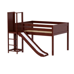 Maxtrix Full Low Loft Bed With Slide Platform -Kids Furniture SALABIM CP f2921877 3a2f 4f9a a244 e5913bc87b97