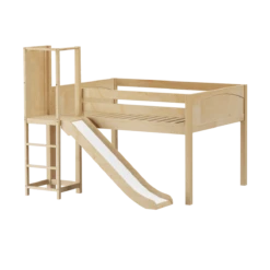 Maxtrix Full Low Loft Bed With Slide Platform -Kids Furniture SALABIM NP 89c79f73 4810 4a19 bafe 7620891e24c1