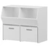 Maxtrix Stacked Cubby + Floor Hutch -Kids Furniture SHIP W