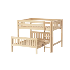 Maxtrix Full L-Shaped Bunk -Kids Furniture SQUISH1 NS