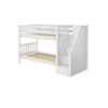 Maxtrix Twin Low Bunk Bed With Stairs -Kids Furniture STACKER WS ee4ead87 1efb 4008 8c47 9306742fbc76