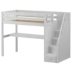 Maxtrix Twin High Loft Bed With Stairs + Desk -Kids Furniture STAR11 WS 7cd08535 2525 4a18 9fde c94ebb67b14d