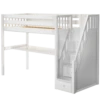 Maxtrix Twin XL High Loft Bed With Stairs + Desk 2 Maxtrix Twin XL High Loft Bed With Stairs + Desk -Kids Furniture STAR11 XL WS 9a96a563 680b 4806 93de 8b02e632d06d
