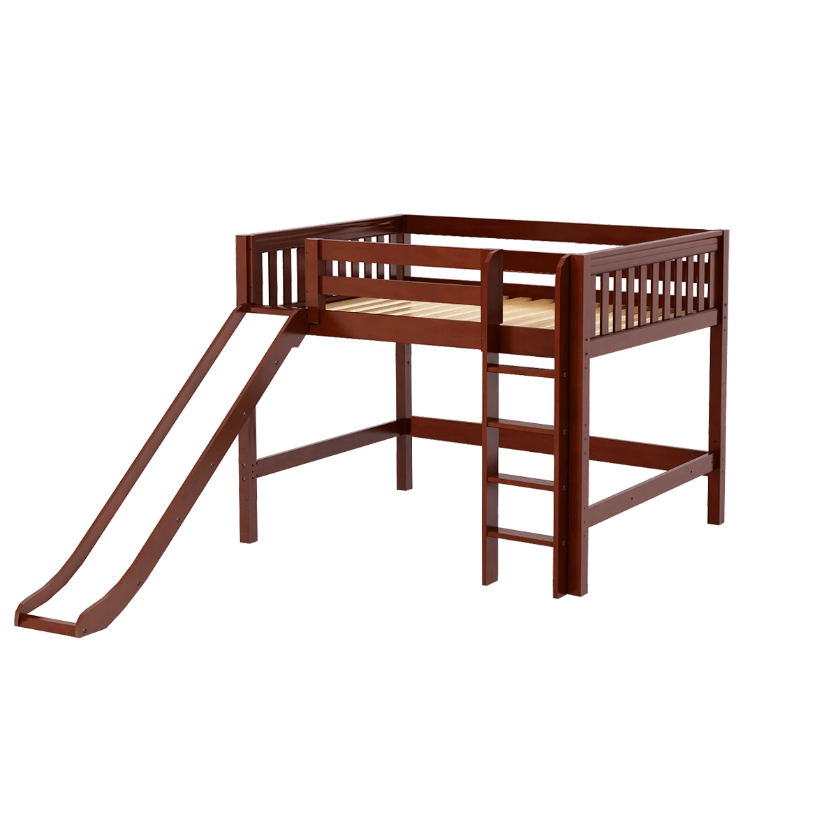 Maxtrix Full Mid Loft Bed With Slide 7 Maxtrix Full Mid Loft Bed With Slide - Image 5