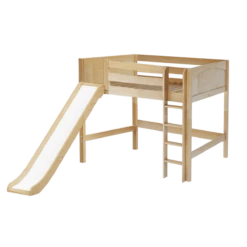 Maxtrix Full Mid Loft Bed With Slide 26 Maxtrix Full Mid Loft Bed With Slide -Kids Furniture SUGAR NP 9720171a 5b0a 4e8a 837e baeb659a0ba0
