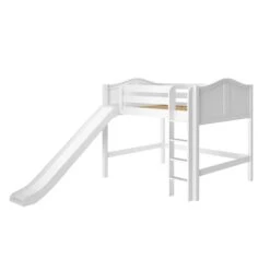 Maxtrix Full Mid Loft Bed With Slide 39 Maxtrix Full Mid Loft Bed With Slide -Kids Furniture SUGAR WC