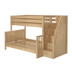 Maxtrix Medium Twin Over Full Bunk Bed With Stairs -Kids Furniture SUMO NP