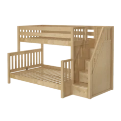 Maxtrix Medium Twin Over Full Bunk Bed With Stairs -Kids Furniture SUMO XL NS 736c5291 44e5 43c7 bae6 5aff0fd9bc8e
