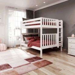 Maxtrix Queen High Bunk Bed -Kids Furniture Soar white side view 1575914420276 656x656 crop center 891f50ef 700a 4dee b60b 0e8d35ef7e63