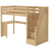Maxtrix Twin High Loft Bed With Stairs + Corner Desk -Kids Furniture Star15 NS LEFT 2 27eeb7fc 4f5b 4f07 8a2f 69fdbfafddc0