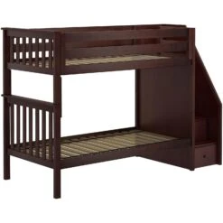 Jackpot Deluxe Sunderland Twin Over Twin Staircase Bunk -Kids Furniture Sunderland 005 Left side