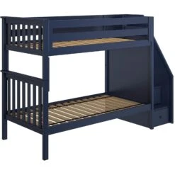 Jackpot Deluxe Sunderland Twin Over Twin Staircase Bunk -Kids Furniture Sunderland 131 Left side