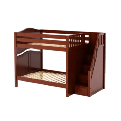 Maxtrix Full High Bunk Bed With Stairs 19 Maxtrix Full High Bunk Bed With Stairs -Kids Furniture TOPPER CC