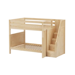 Maxtrix Full High Bunk Bed With Stairs 13 Maxtrix Full High Bunk Bed With Stairs -Kids Furniture TOPPER NP