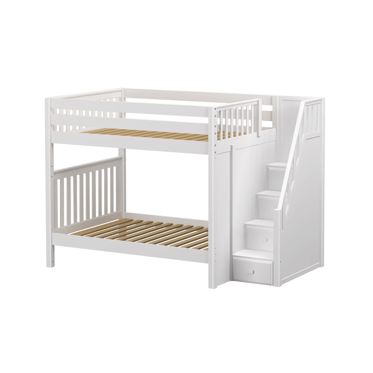Maxtrix Full High Bunk Bed With Stairs 3 Maxtrix Full High Bunk Bed With Stairs