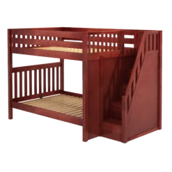 Maxtrix Full XL High Bunk Bed With Stairs -Kids Furniture TOPPER XL CS 930fc037 cfd6 40a7 b1e0 c5ef40f95c01