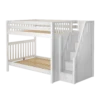 Maxtrix Full XL High Bunk Bed With Stairs -Kids Furniture TOPPER XL WS