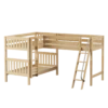 Maxtrix Twin Medium Corner Loft Bunk Bed -Kids Furniture TRIFID NS