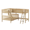Maxtrix Medium Twin XL Over Full XL Corner Loft Bunk Bed