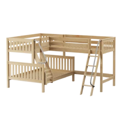 Maxtrix Medium Twin XL Over Full XL Corner Loft Bunk Bed