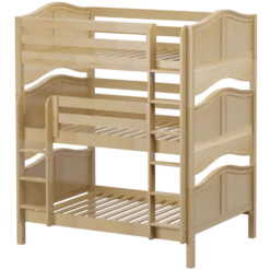 Maxtrix Full Triple Bunk Bed With Straight Ladder -Kids Furniture TRIPLEX NC cbc57940 d3a4 4ed8 a3fa f48535fa3899