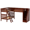 Maxtrix Twin High Corner Loft Bunk Bed With Ladder + Stairs - R -Kids Furniture TROIKA CS 7b26640e 75a6 43d8 8cc3 360f5b7c62c7