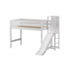 Maxtrix Twin Mid Loft Bed With Slide Platform 1 Maxtrix Twin Mid Loft Bed With Slide Platform -Kids Furniture TURF WS a3fea77f 11a5 4ae4 a183 0c9278e441cb
