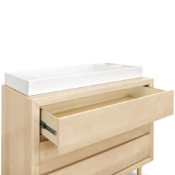 Ubabub Nifty 3-Drawer Dresser -Kids Furniture UB0320BR White Background 05 5