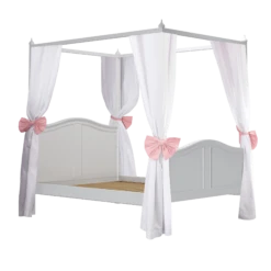 Maxtrix Full Poster Bed With Corner Fabric