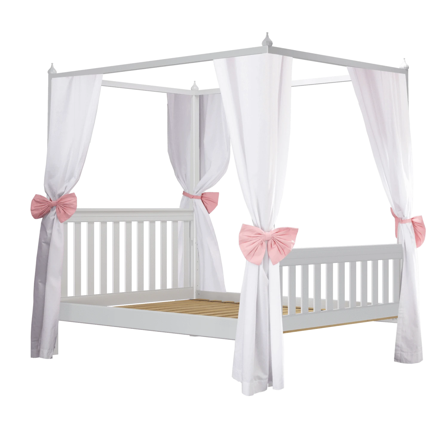 Maxtrix Full Poster Bed With Corner Fabric 5 Maxtrix Full Poster Bed With Corner Fabric - Image 3