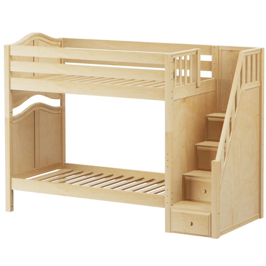 Maxtrix Twin High Bunk Bed With Stairs 4 Maxtrix Twin High Bunk Bed With Stairs - Image 2